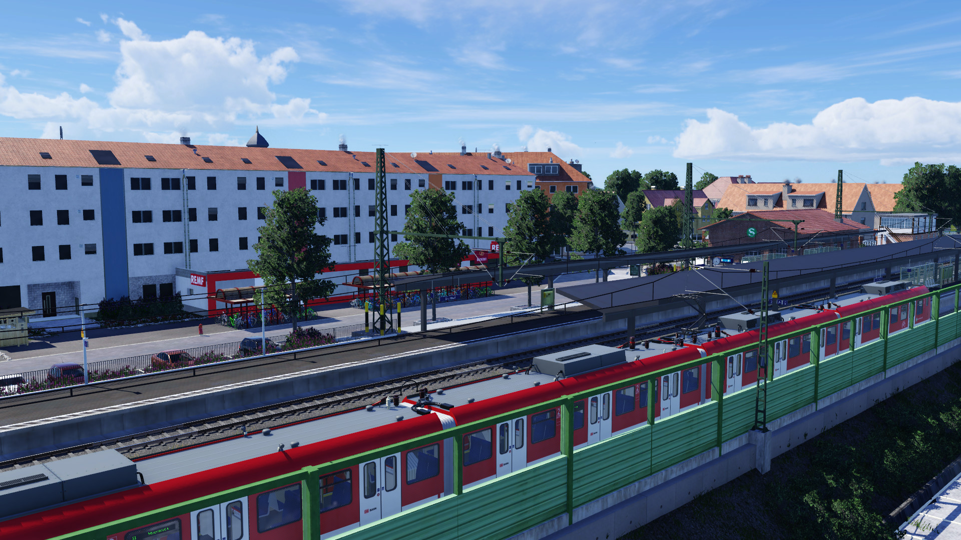 Haltepunkt Brunnhof von der anderen Seite aus gesehen