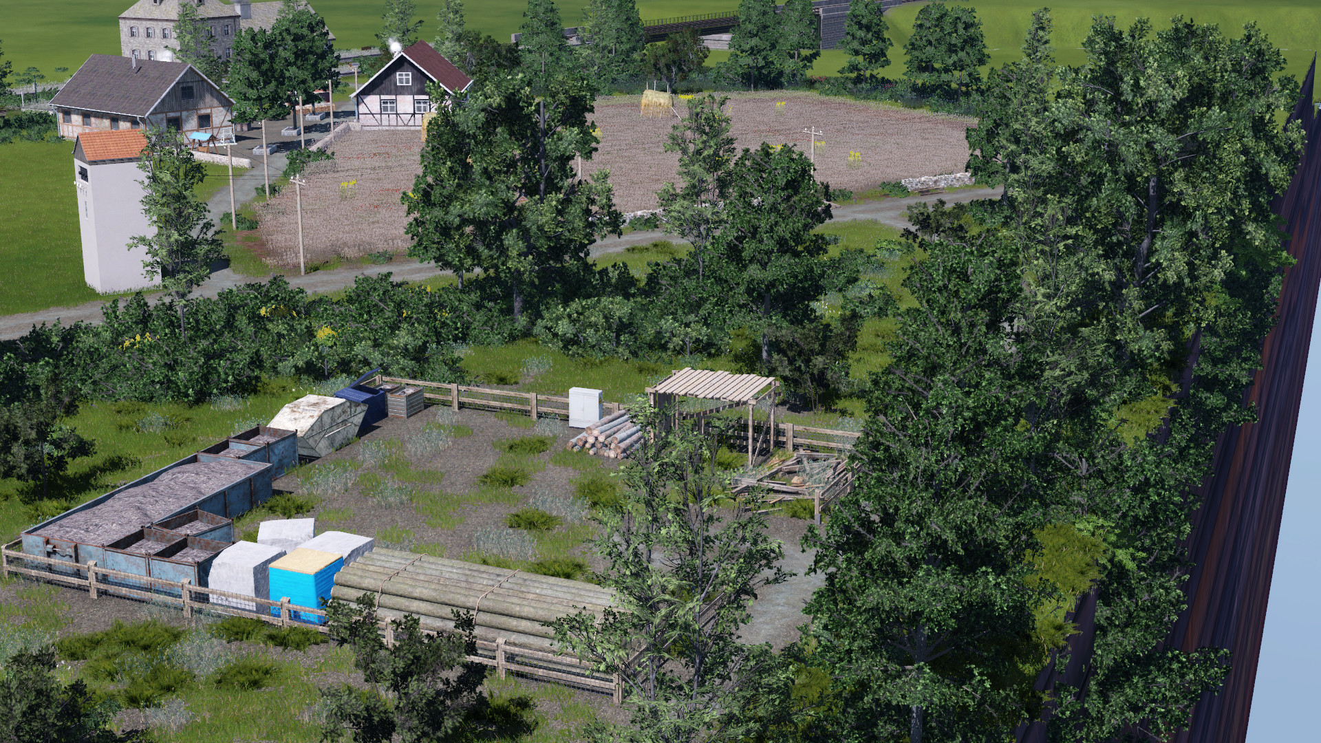 Kleiner Schrott/Sammelplatz am alten Bahnhof