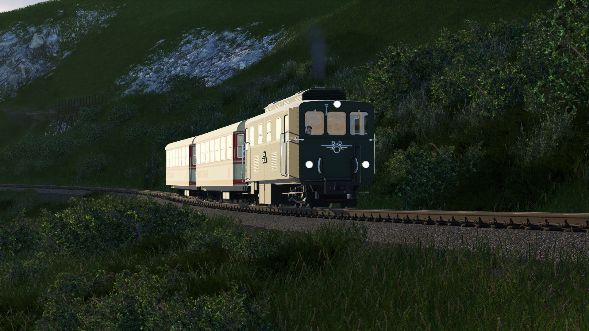 Die frühe Lok fängt die Autos, Eisenbahn forever!!! XD