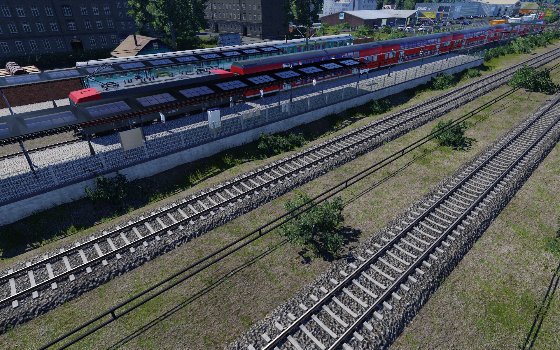 Betrieb am Bahnhof Laarenwalde