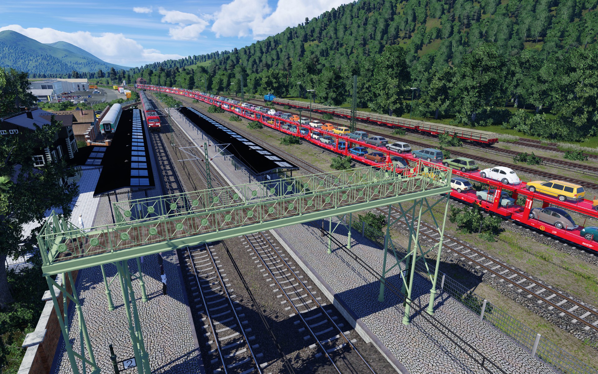 Betrieb am Bahnhof Laarenwalde