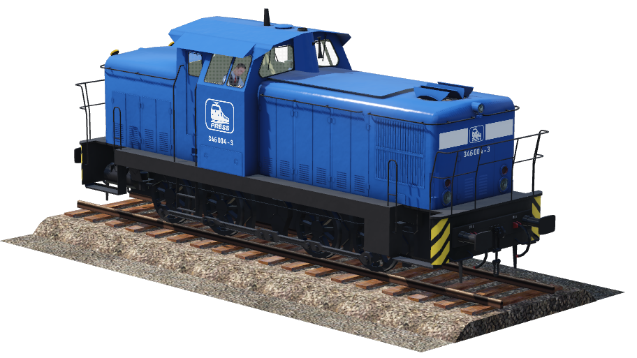 Baureihe 346 004 - 3 von der Press