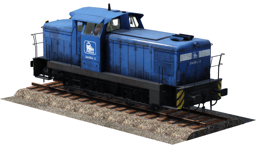 Baureihe 346 004 - 3 von der Press (Dreckig)