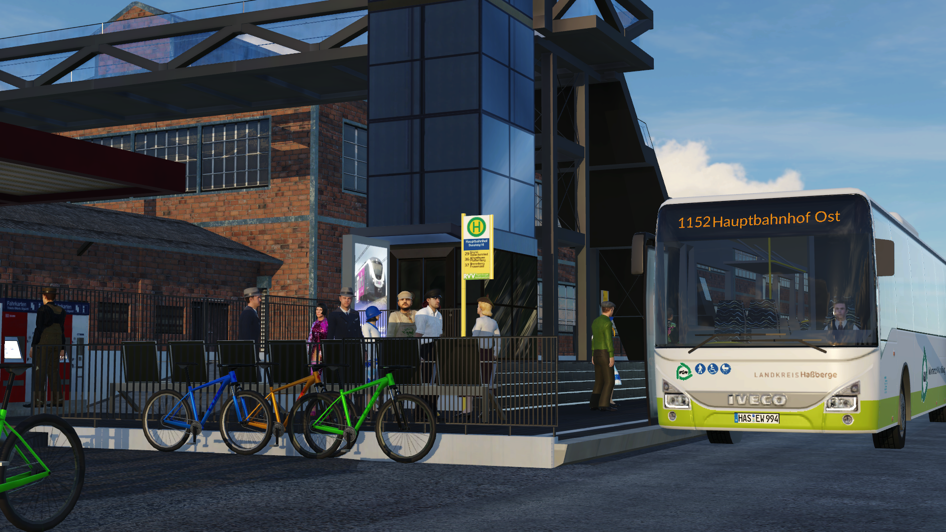 Die neue Haltestelle Hauptbahnhof Ost