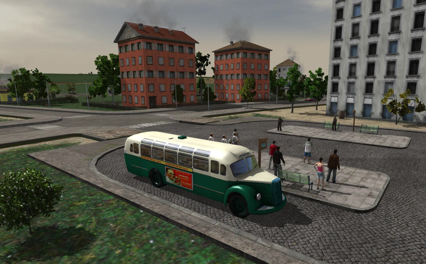 My work mercedes o6600 restyle ratp sixteen style (inspired by somua op5)