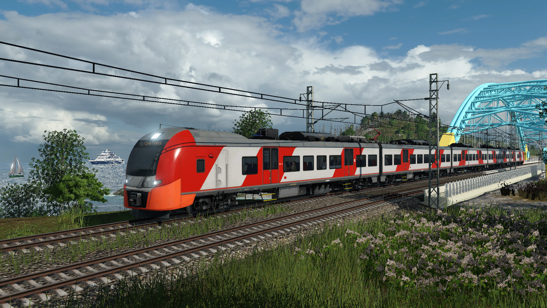 Regional Zug für Raum Schwarzen Meer,nähe Adler