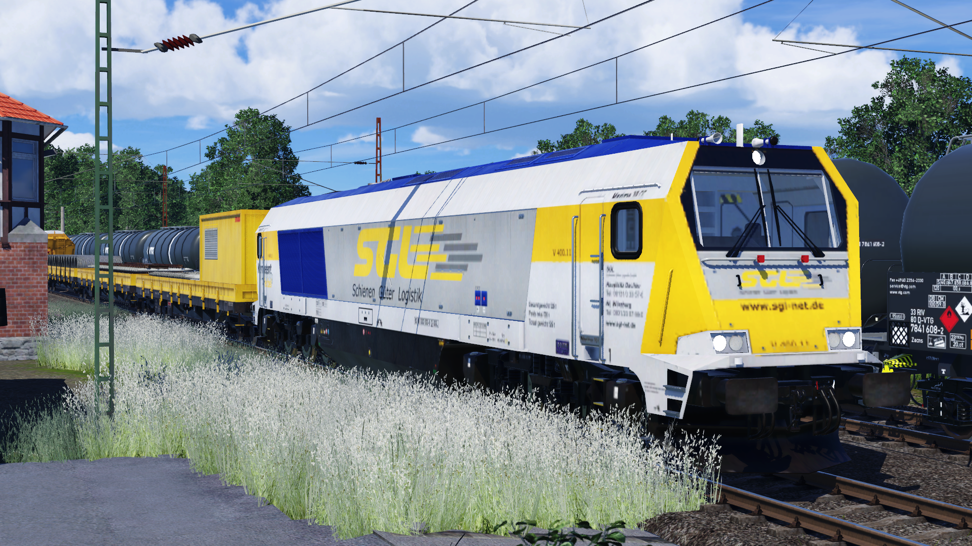 SGL Bauzzug in Langenfelden