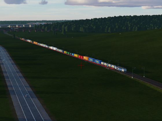 Morgendliche Güterverkehr