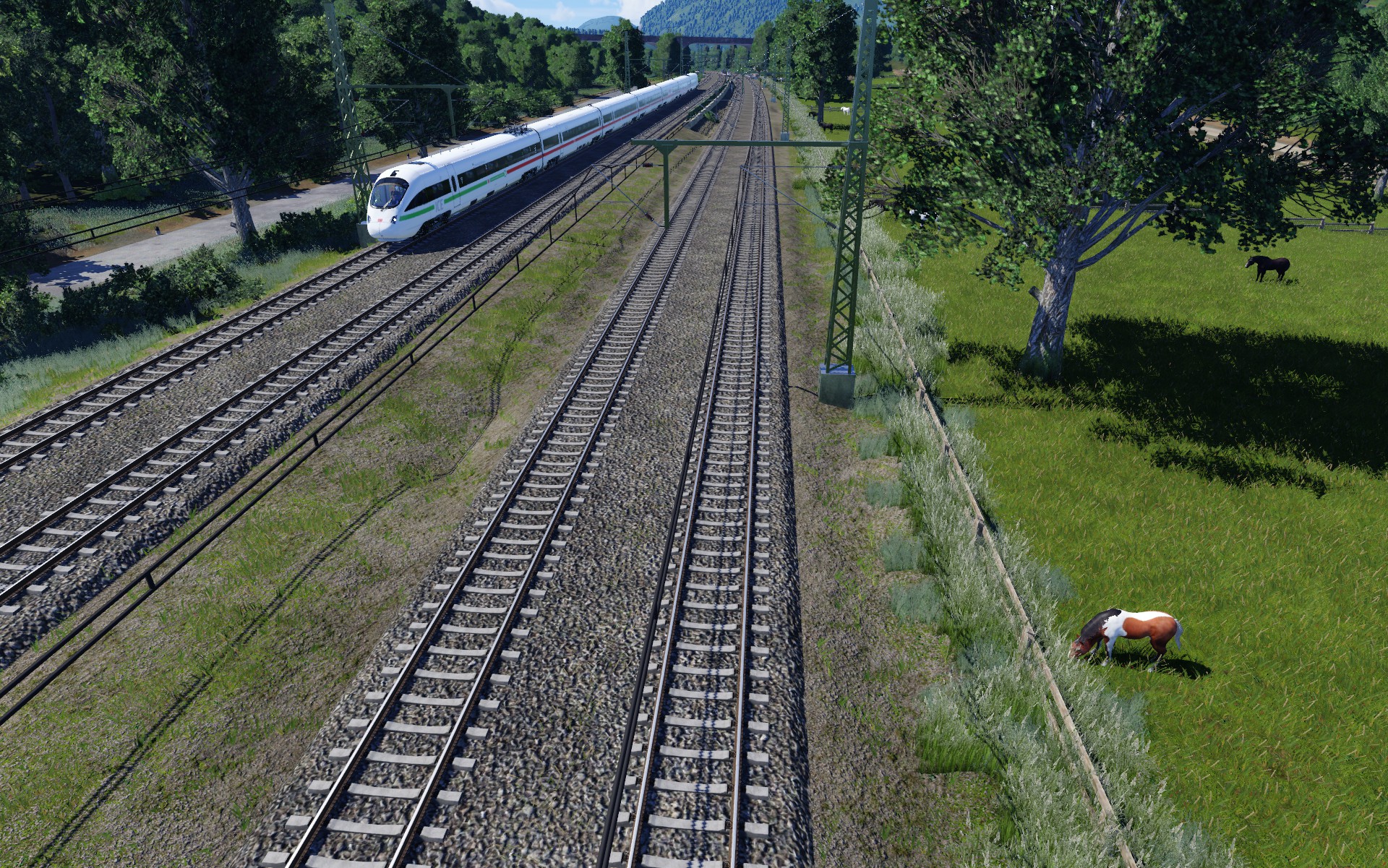 Impressionen von der Laartalbahn in ihrem 4-gleisigen Abschnitt