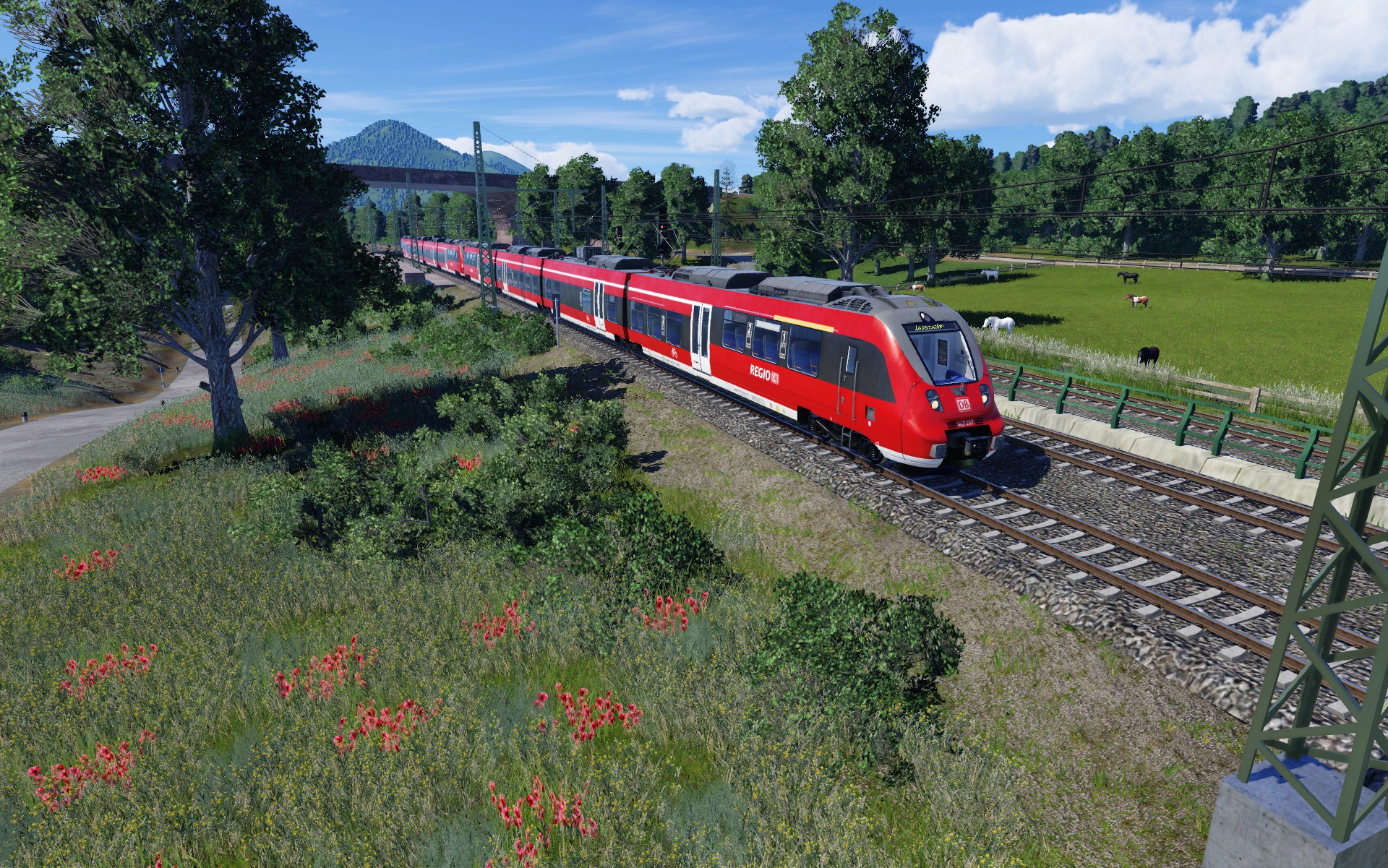 Impressionen von der Laartalbahn in ihrem 4-gleisigen Abschnitt