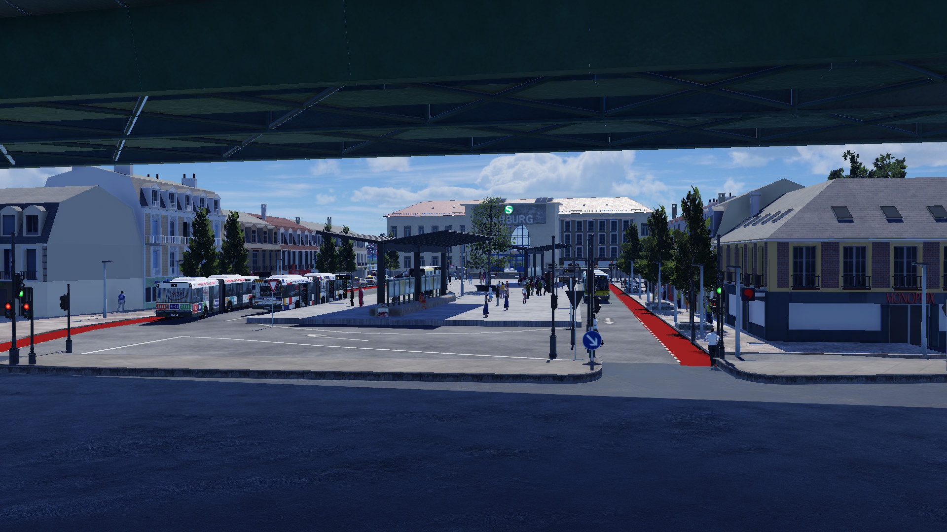 Der Marburger Hauptbahnhof in Hessen.