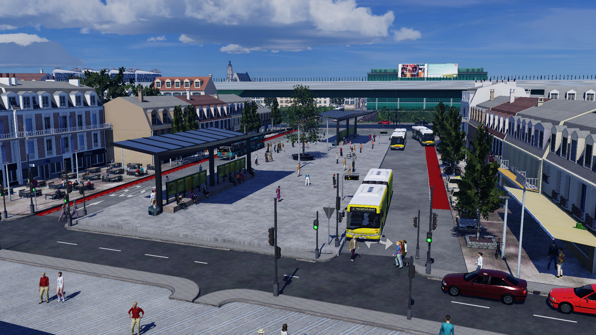 Der Marburger Hauptbahnhof in Hessen.
