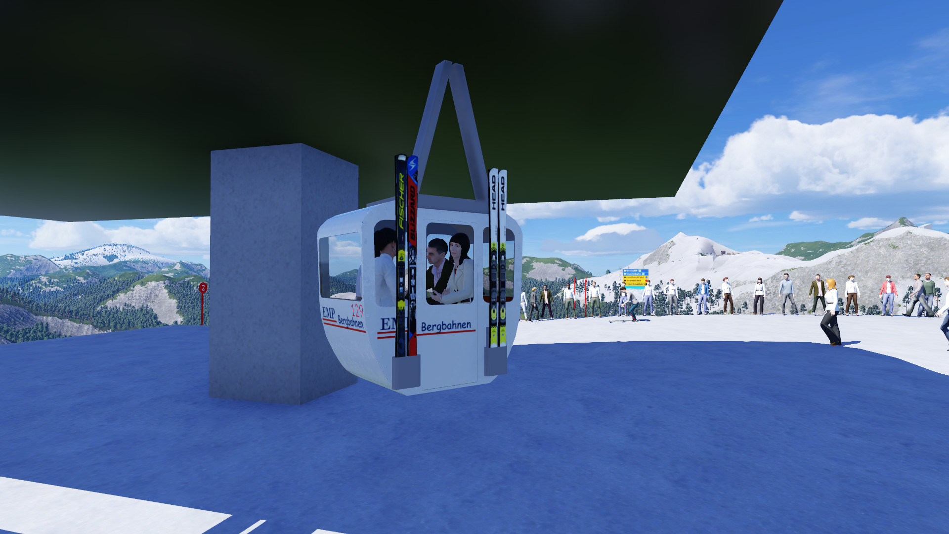 Bilder der neuen Version der Gondel Mod.