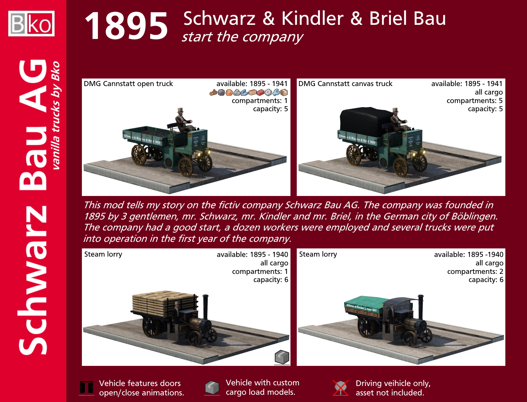 Schwarz Bau UG trucks Era I