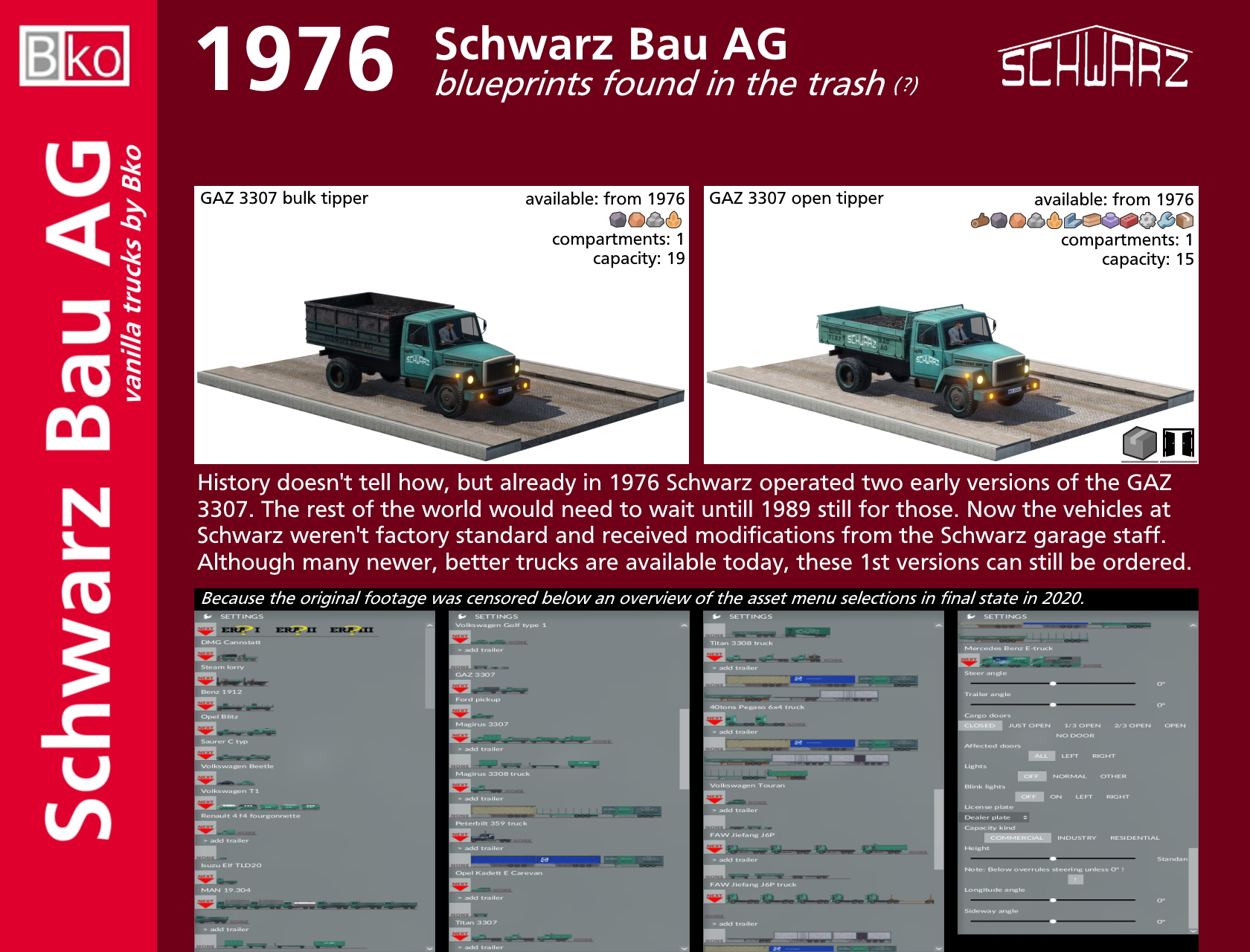 Schwarz Bau UG trucks Era II