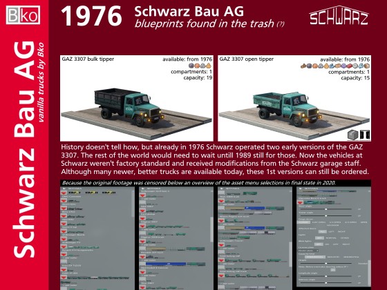 Schwarz Bau UG trucks Era II