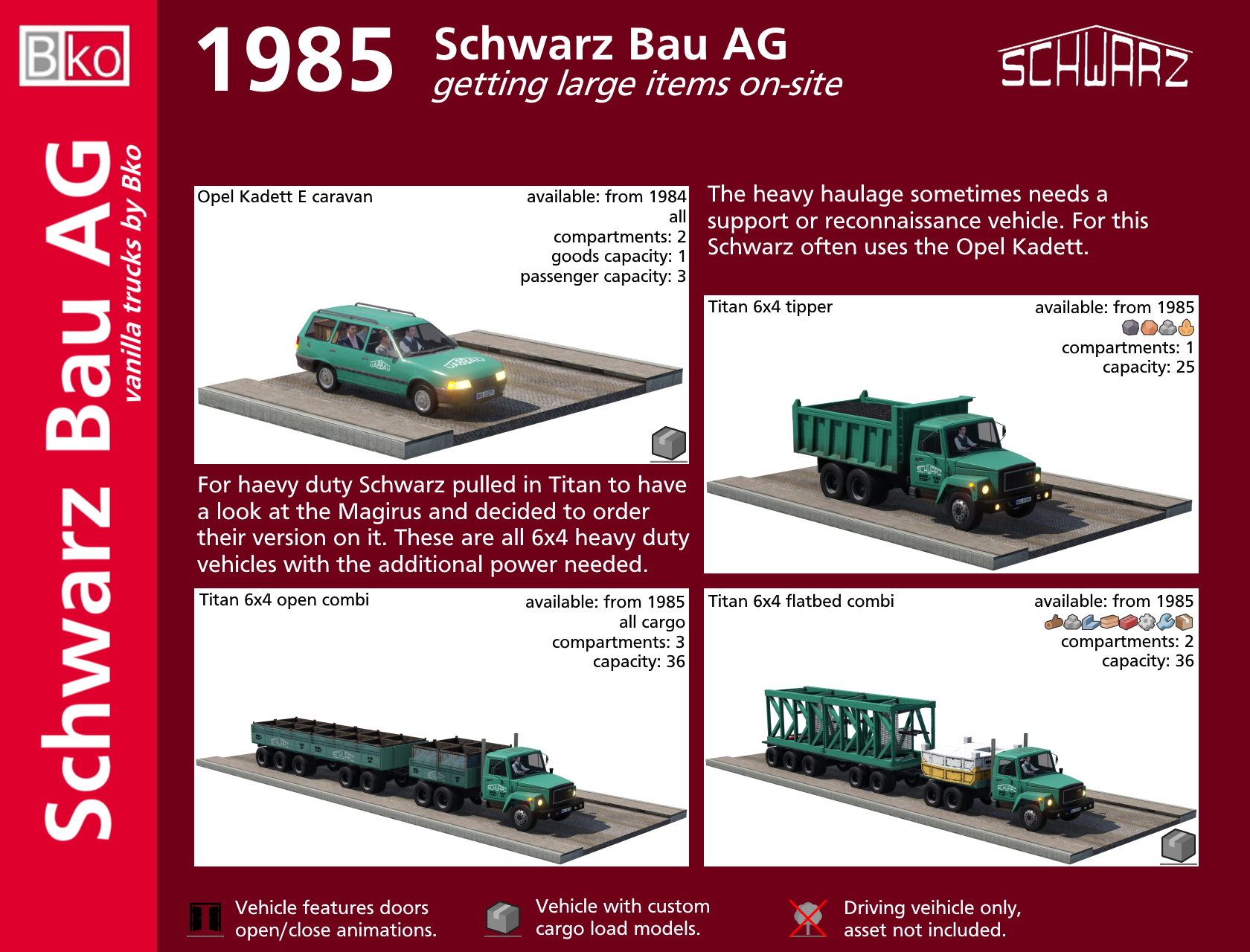 Schwarz Bau UG trucks Era II