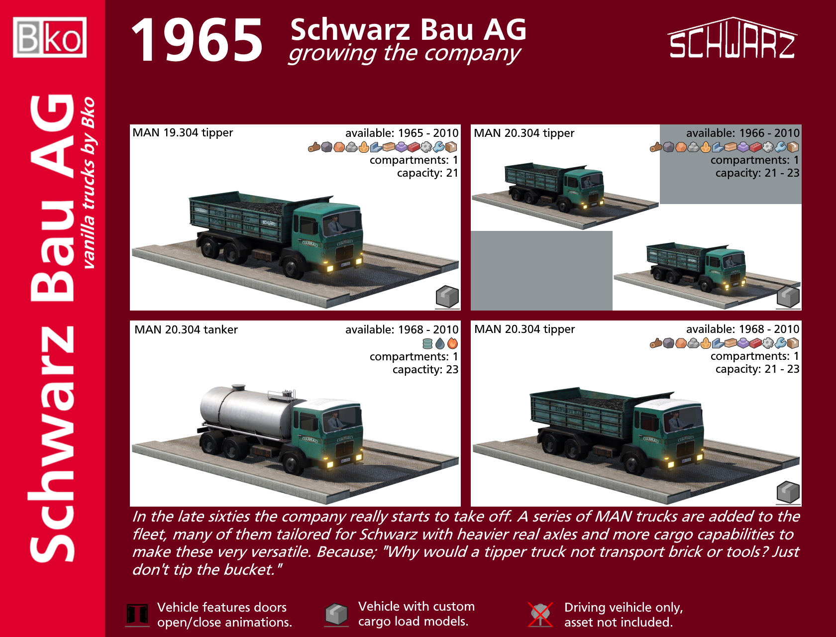Schwarz Bau UG trucks Era II