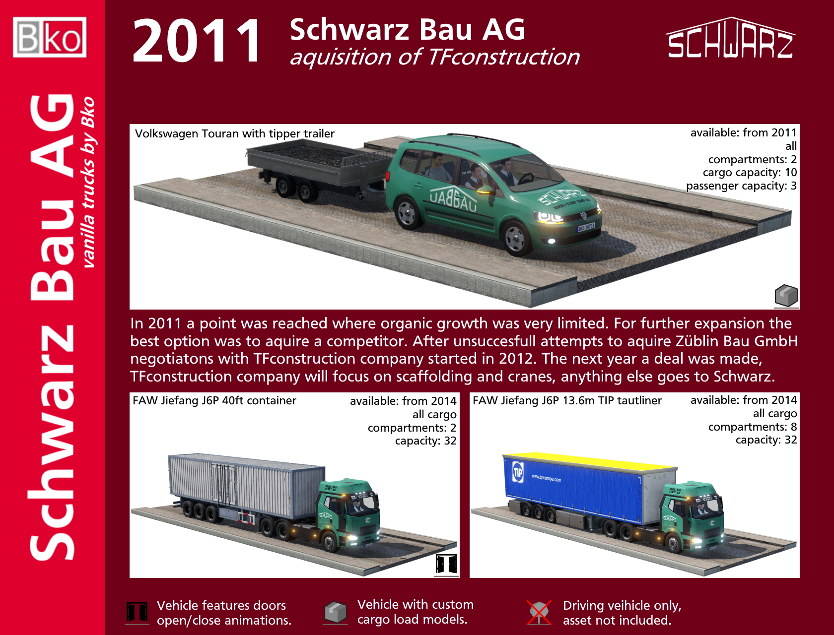 Schwarz Bau UG trucks Era III