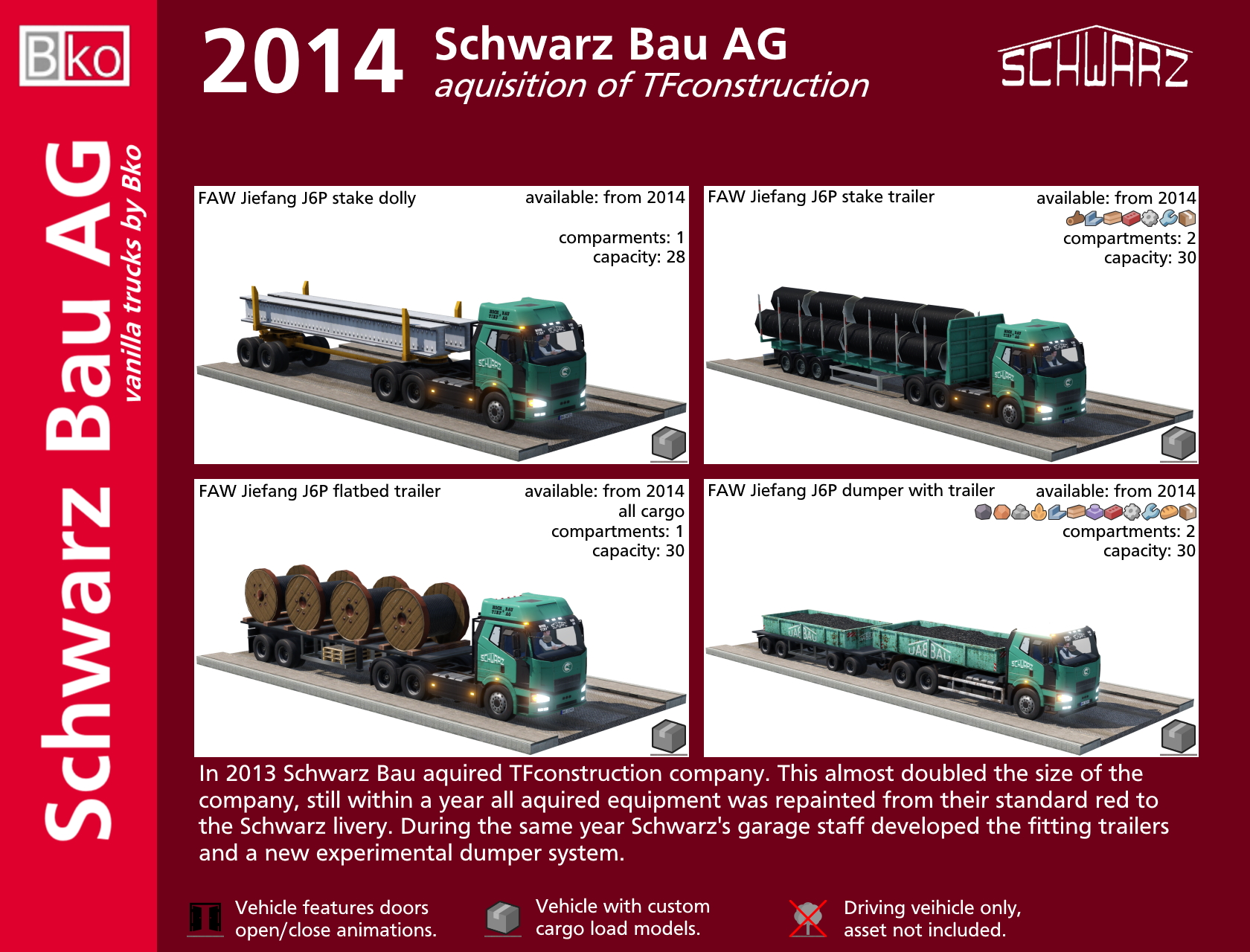 Schwarz Bau UG trucks Era III