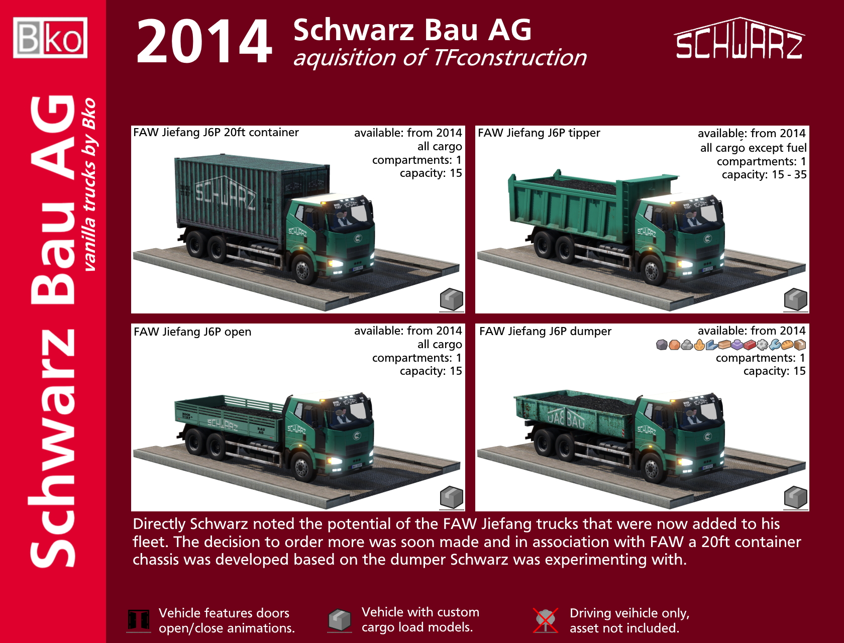 Schwarz Bau UG trucks Era III