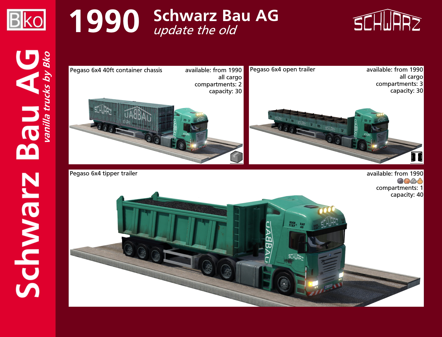 Schwarz Bau UG trucks Era III