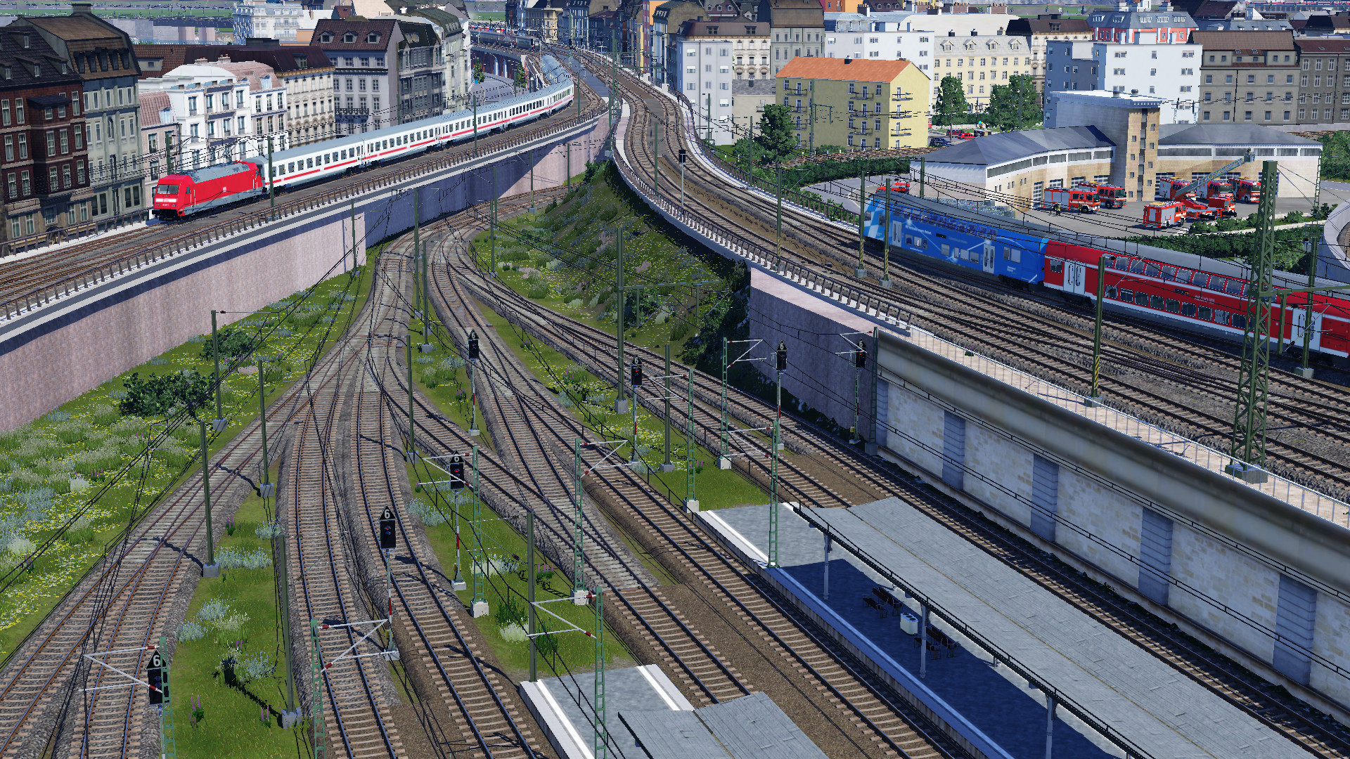 Ein wenig Betrieb am Hauptbahnhof