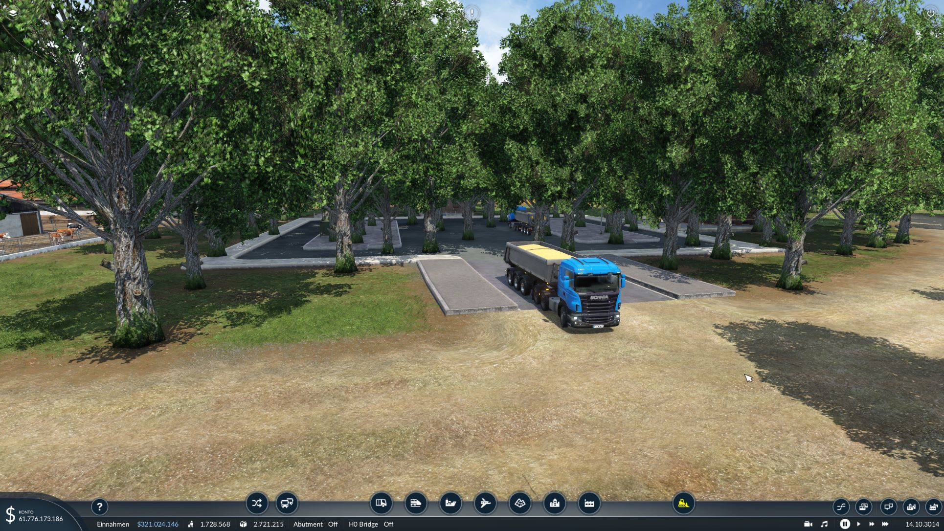 Getarnte LKW Station :-)