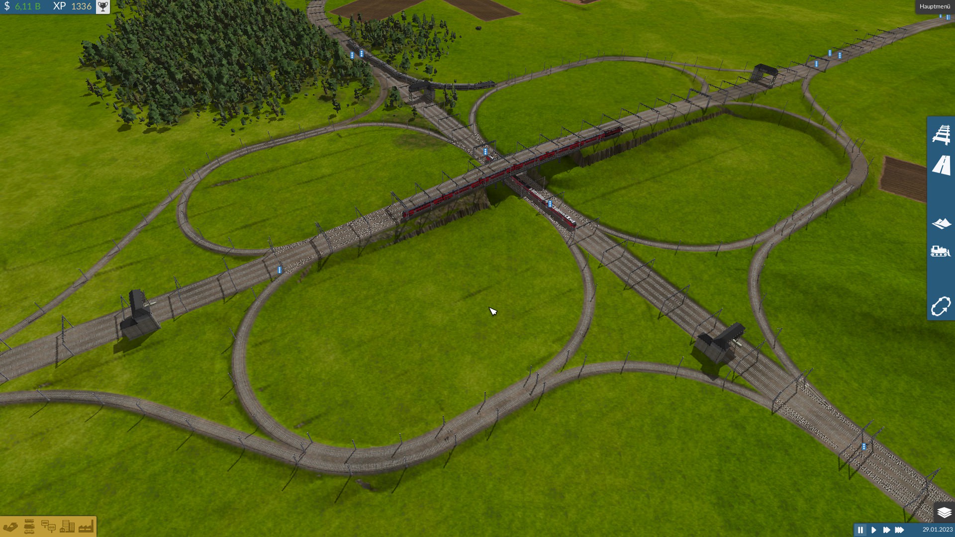 Großes Kreuz vor Friedelshausen Hauptbahnhof