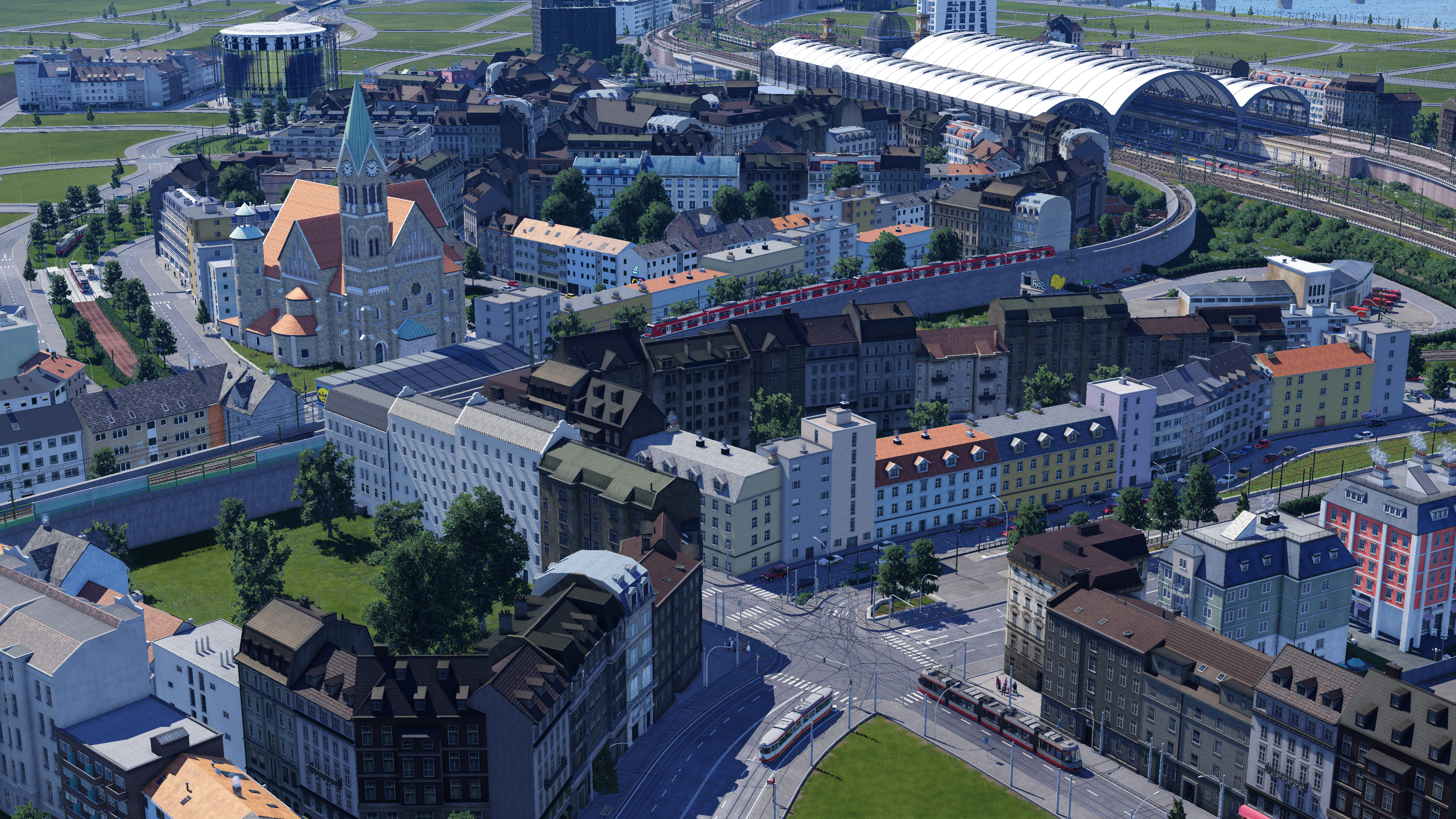 Aktueller Baufortschritt der Großstadt Prinzfeld