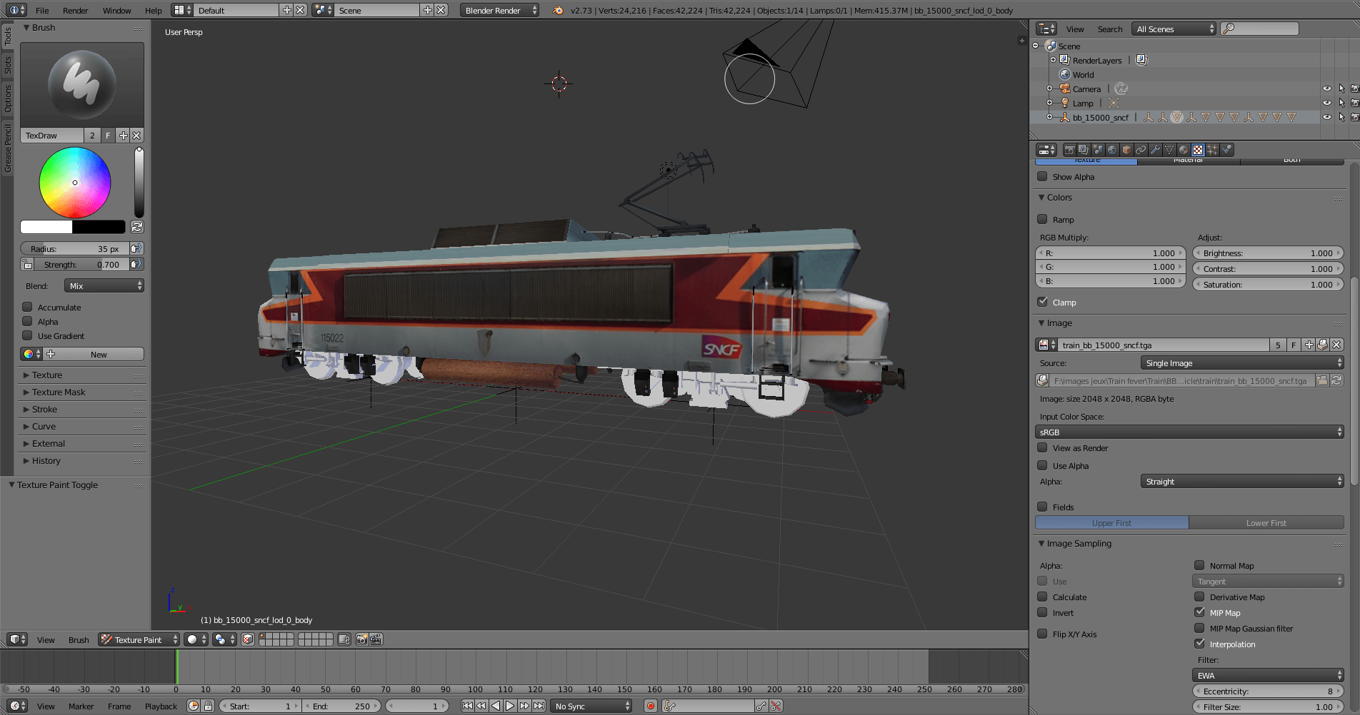 French BB 15022, In work.... again many many arrangement but ... that begin to smell good :D