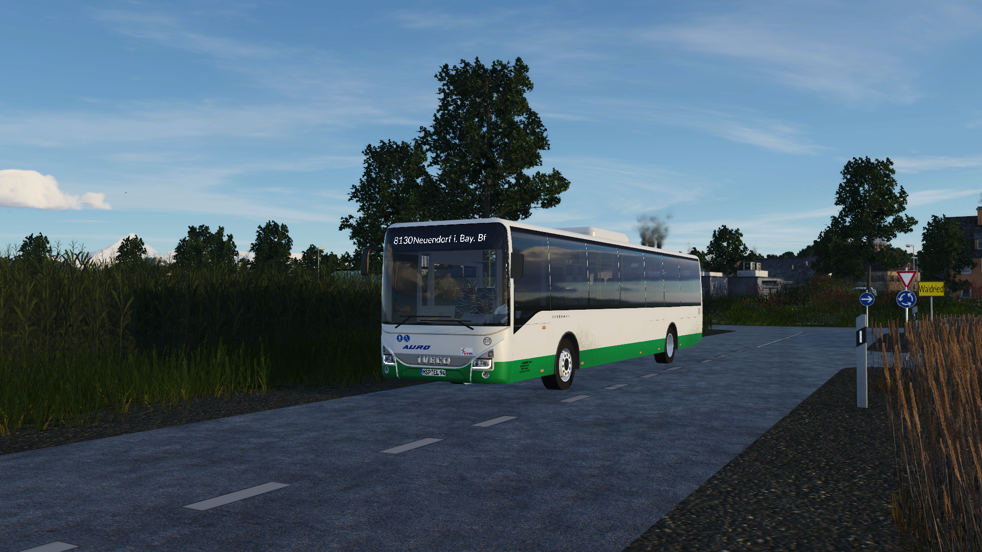 Morgendliche Busleistung