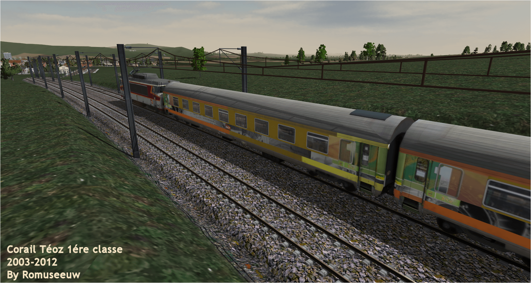 Corail "Téoz" 1st class SNCF french 2003-2012