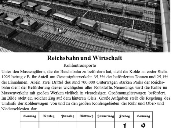 Reichsbahn-Kalender Juli