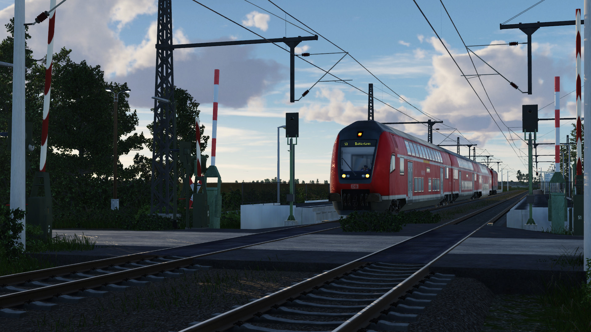 S3 am Haltepunkt Claußnitz
