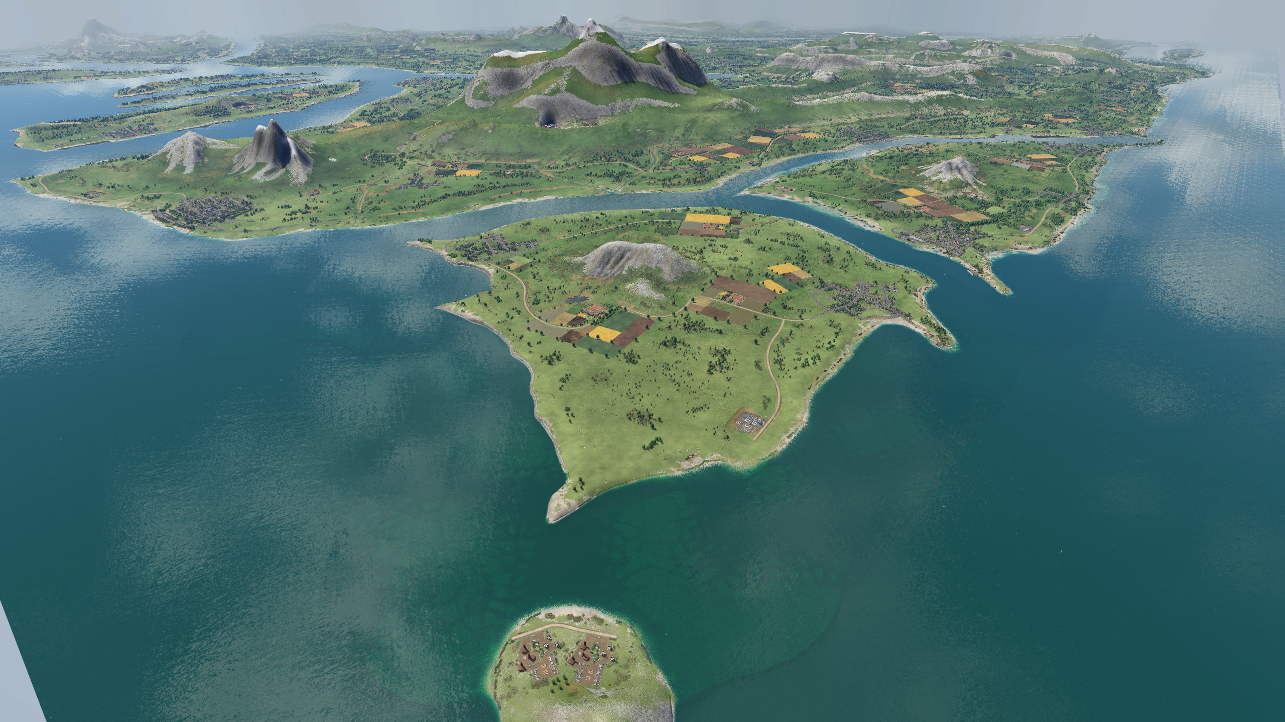 Overview of some of the islands. 1885