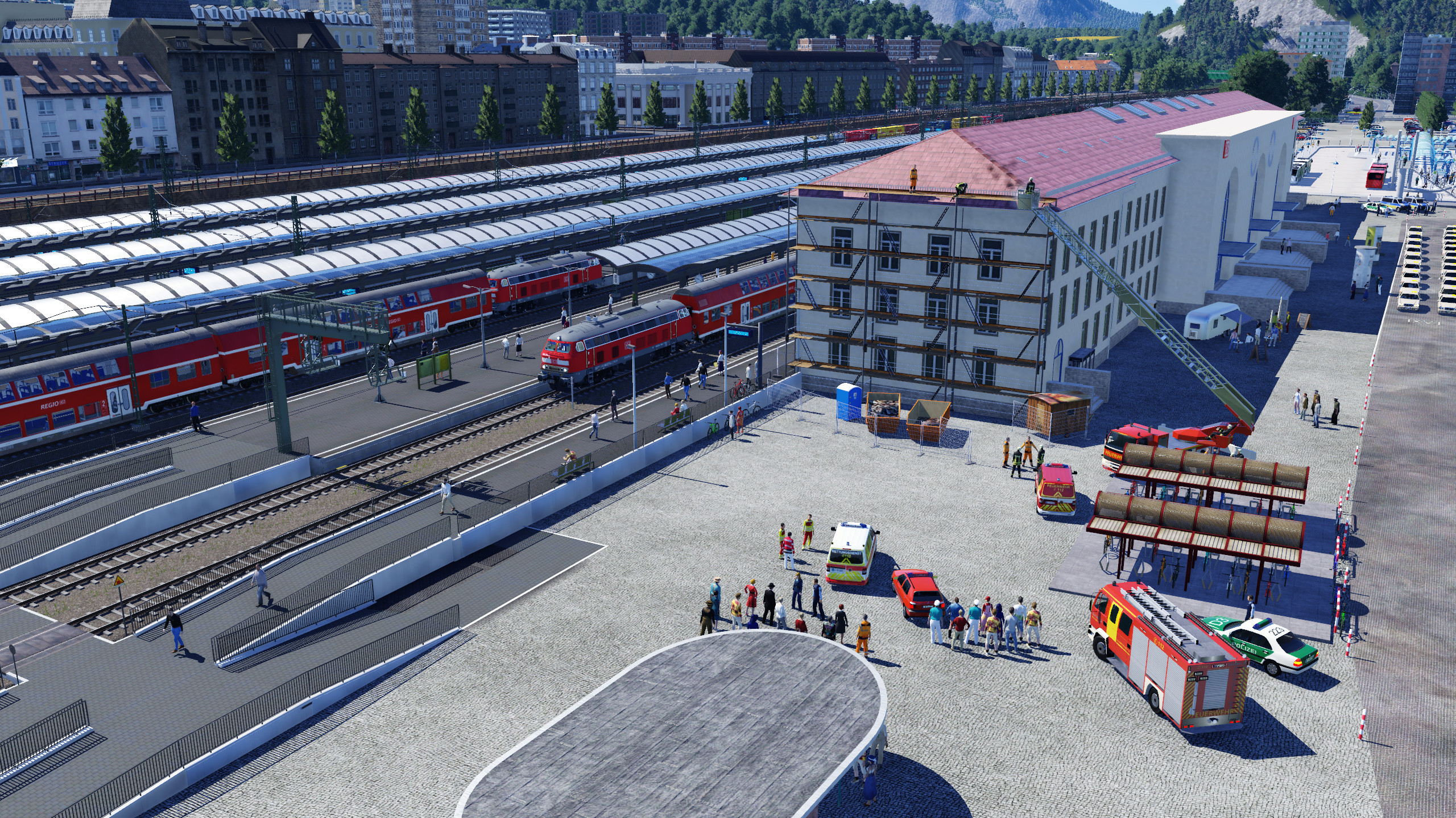 Einsatz am Bahnhof