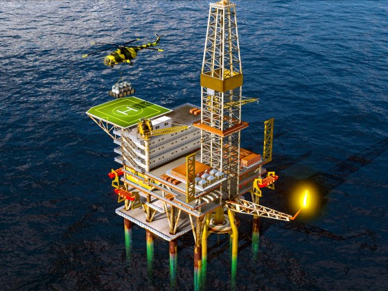 Debugging now~  Offshore Oil Rig  (uep2-12b)