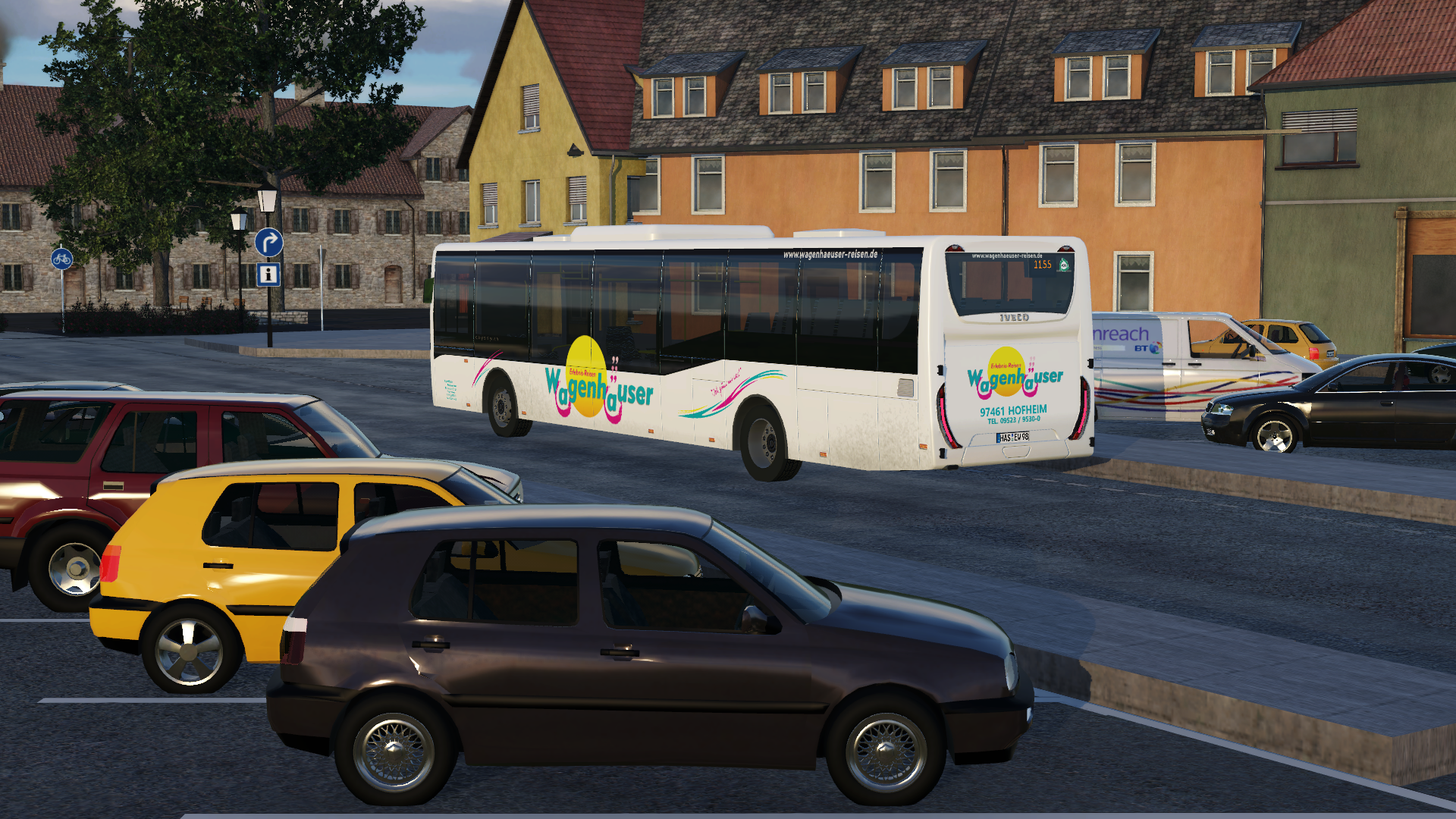 Linie 1155 hat fast ihr Ziel erreicht...