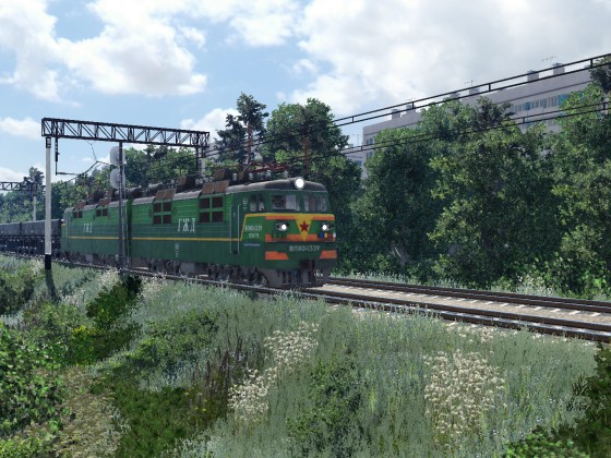 Ein Güterzug