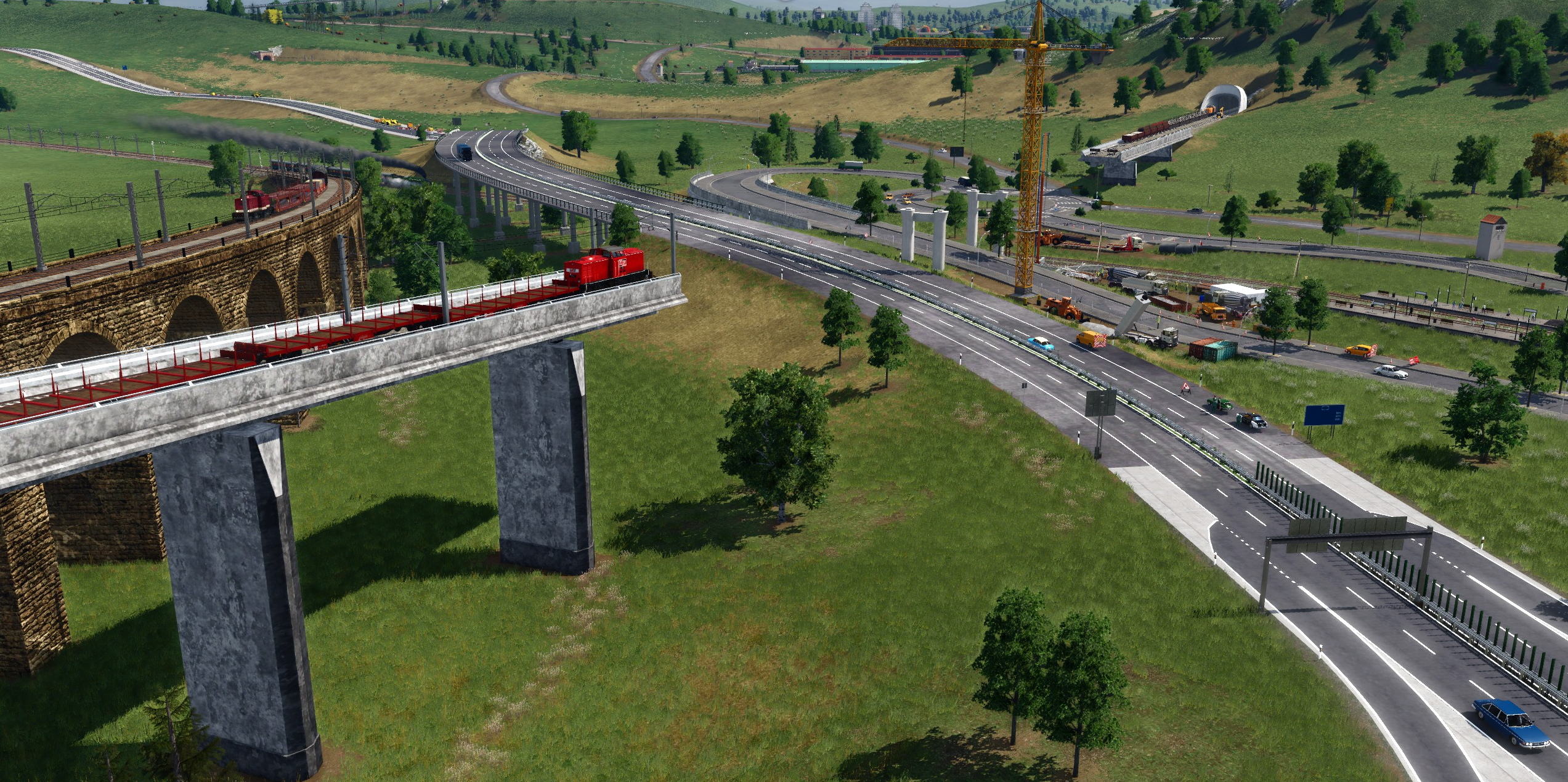Making of a new highspeed track near Yarm 2014