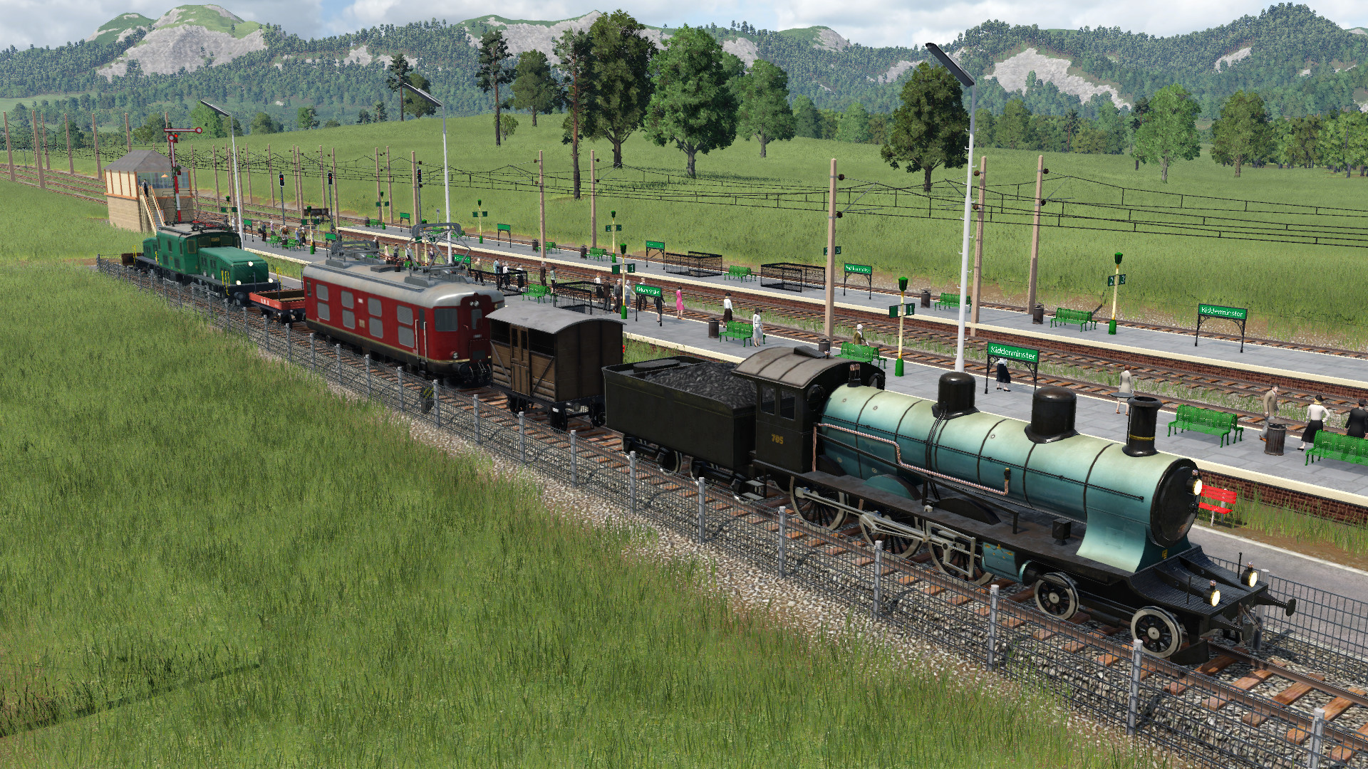Museale Abstellung beim Bahnhof
