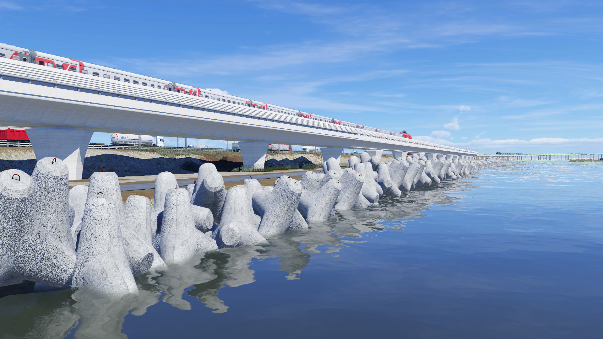 Die Krim Brücke + mitfahrt Video ⬇️