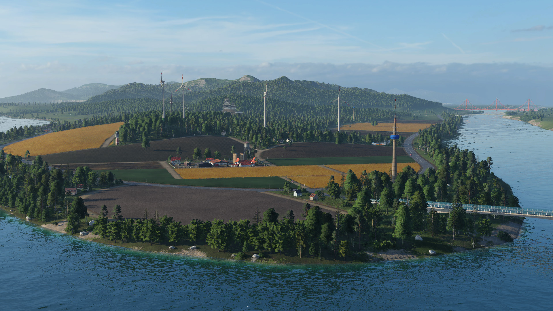 Bissel Landschaft darf auch nicht Fehlen