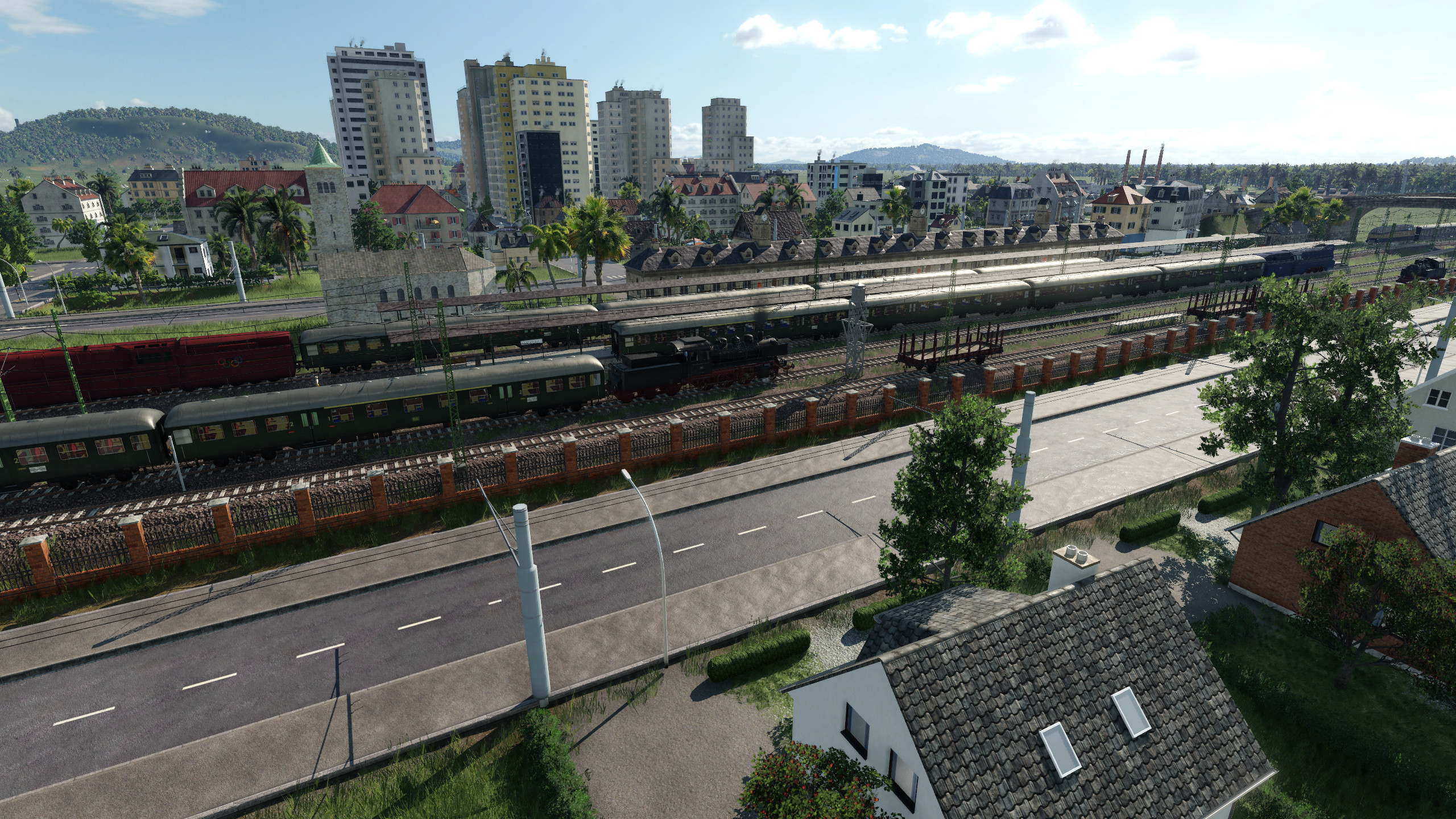 Am Bahnhof ist viel los.