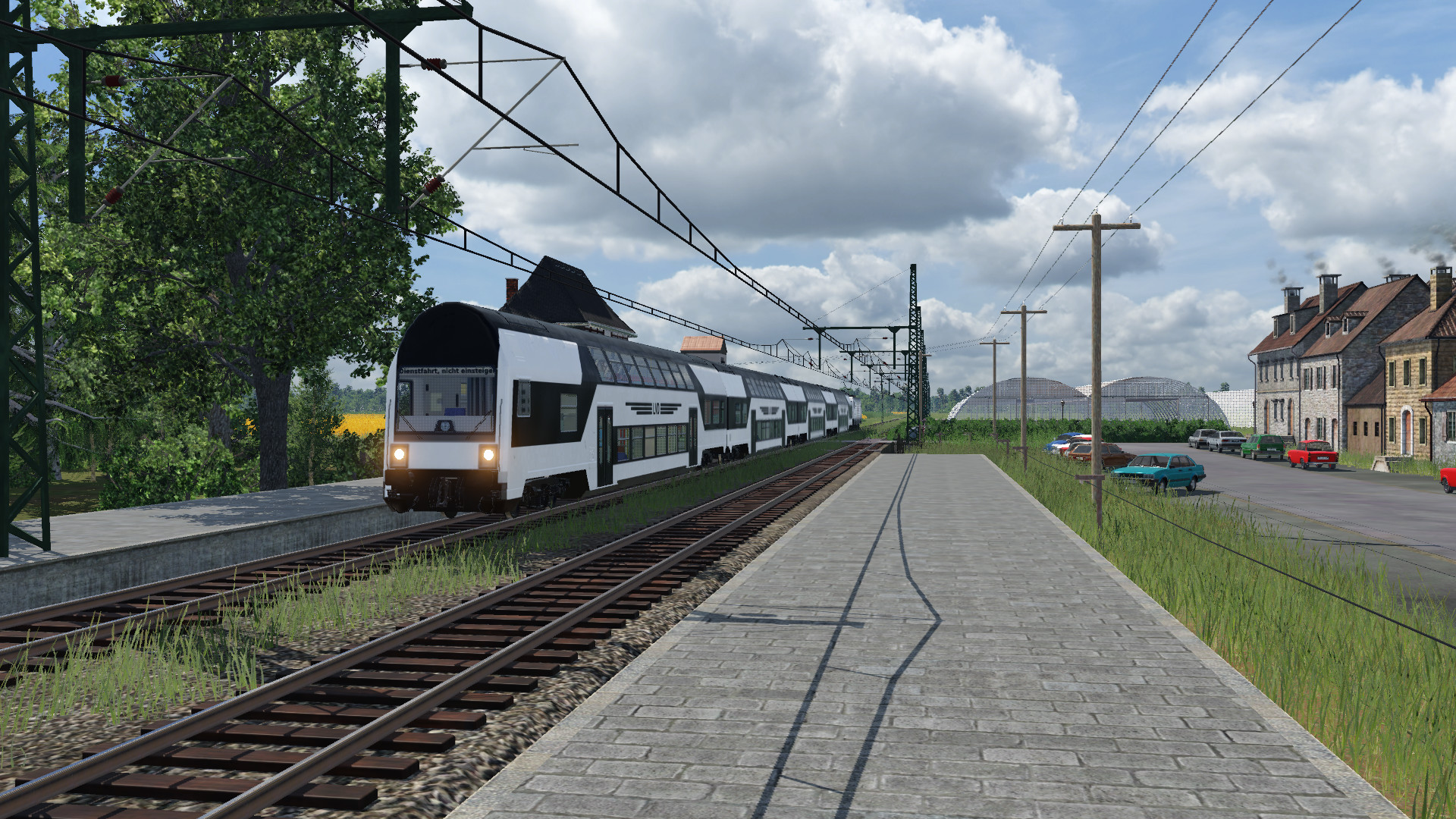 Hier noch im älterem Teil des Bahnsteiges
