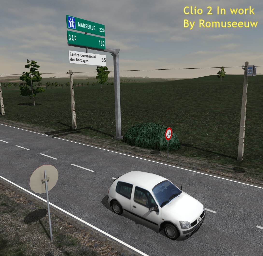 french Renault Clio 2 ... in Work at 85-90%
