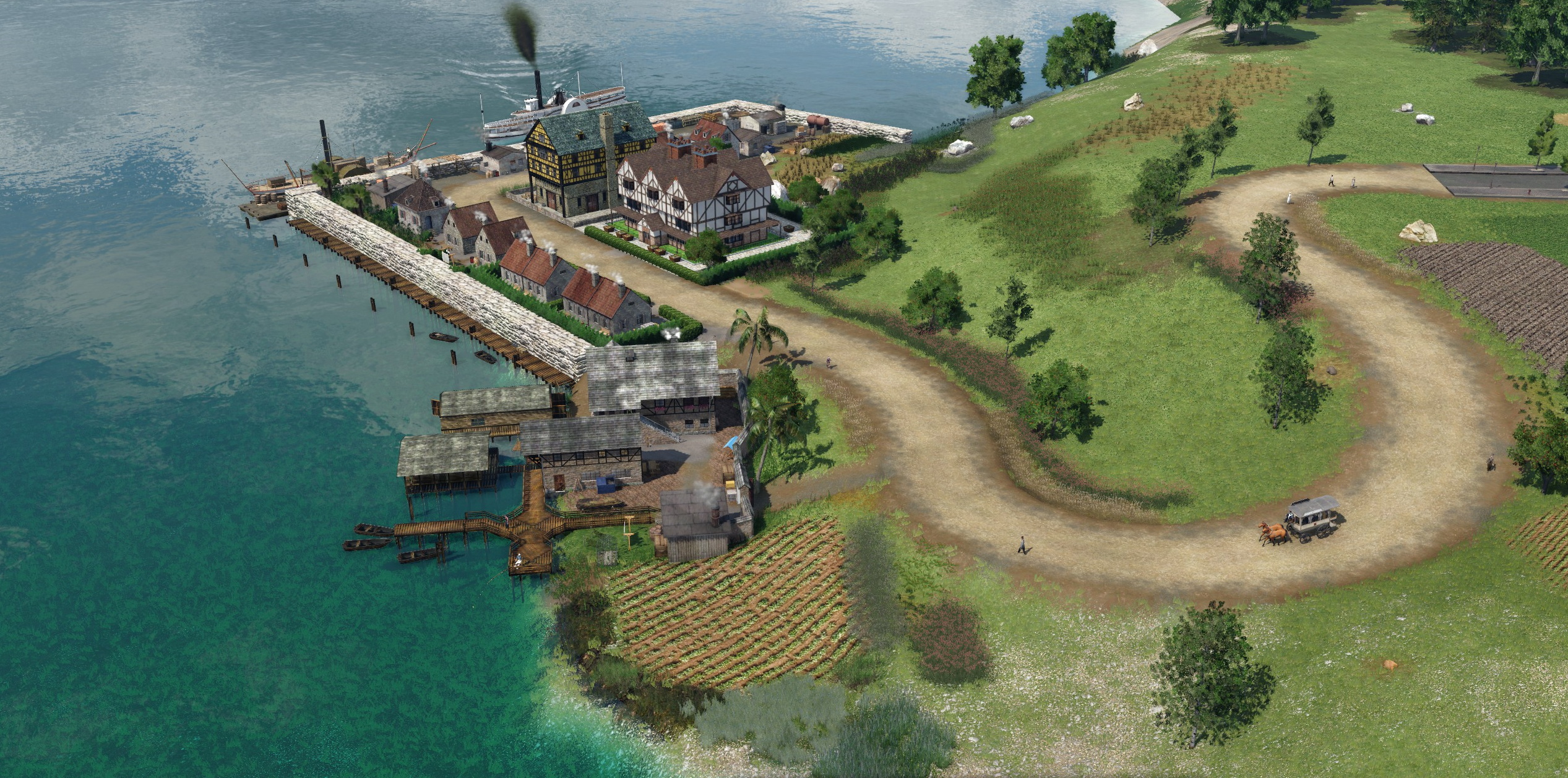 Small port on the outskirts of Fazeley Year 1888