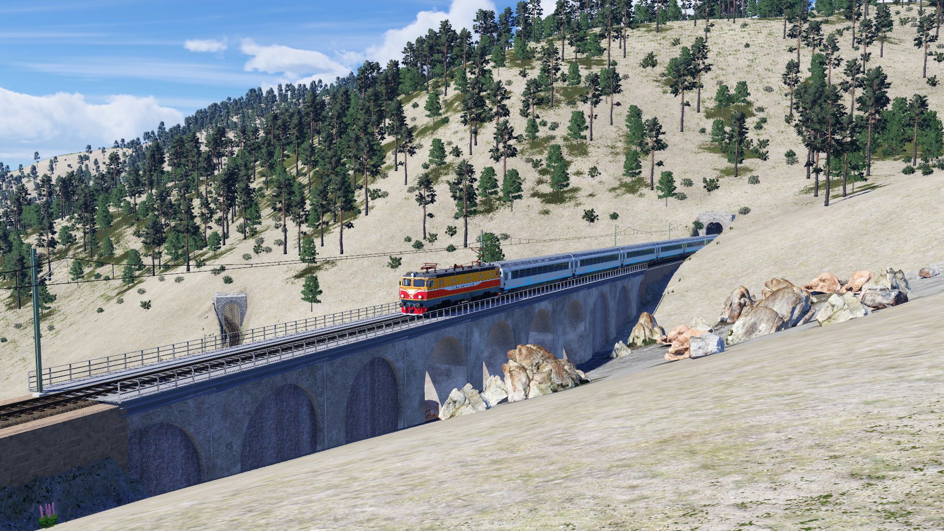 Auf Bergfahrt
