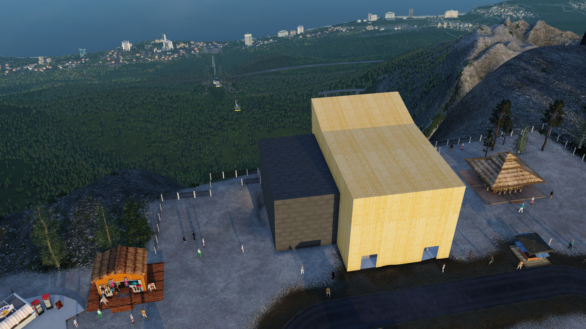 Die Seilbahn auf der Krim AI-Petri Berge + Video ⬇️